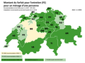 Forfait pour l’entretien - Vue d'ensemble Suisse