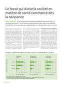 ZESO (2018). Le fossé qui divise la société en matière de santé commence dès la naissance