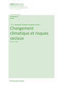 Changement climatique et risques sociaux