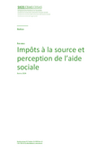 Impôts à la source et perception de l’aide sociale