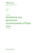 Assistance aux personnes ressortissantes d’Etats tiers