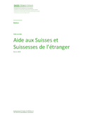 Aide aux Suisses et Suissesses de l’étranger