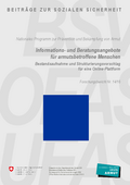 OFAS (2016). Offres d’information et de conseil destinées aux personnes touchées par la pauvreté.