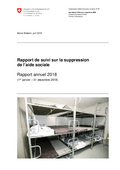 SEM (2018). Rapport de suivi sur la suppression de l’aide sociale