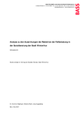 Schlussbericht Büro BASS (Mai 2021) - Analyse zu den Auswirkungen der Reduktion der Fallbelastung in der Sozialberatung der Stadt Winterthur