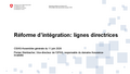 Les lignes directrices de la prochaine réforme de l’AI