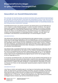 BAG (2021). Faktenblatt - Gesundheit von Sozialhilfebeziehenden