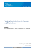 Eric Crettaz (2018): Working Poor in der Schweiz: Ausmass und Mechanismen