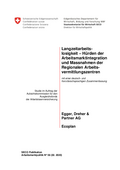SECO (2020): Langzeitarbeitslosigkeit – Hürden der Arbeitsmarktintegration und Massnahmen der Regionalen Arbeitsvermittlungszentren